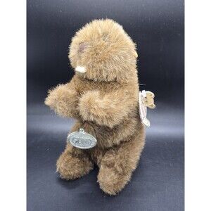 VINTAGE GUND 1990 BEAVER PLUSH Dammit Style 1248 with tags 9" EUC